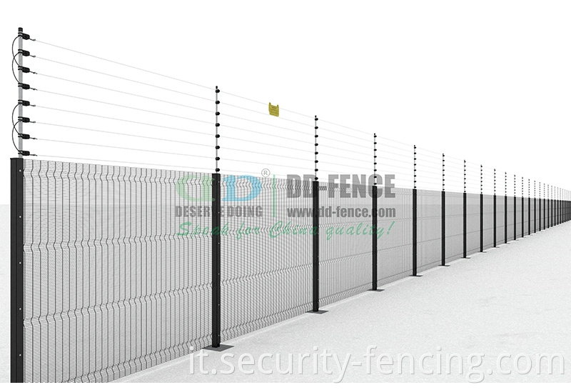Recinzione di sicurezza elettrica ad alta tensione recinzione fisica di supporto per barriera recinzione elettrica per il giardino della fattoria domestica